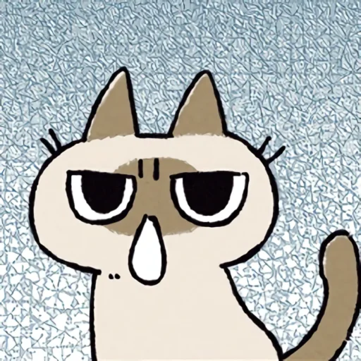 😲 Стикер «シャム猫あずき» для Telegram