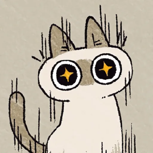 🤩 Стикер «シャム猫あずき» для Telegram