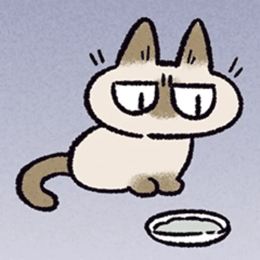 😅 Стикер «シャム猫あずき» для Telegram