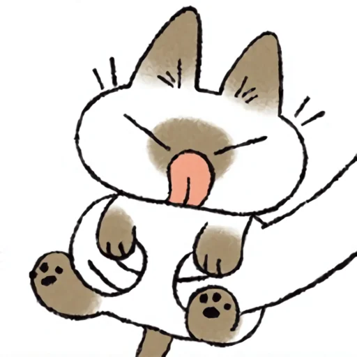 😝 Стикер «シャム猫あずき» для Telegram