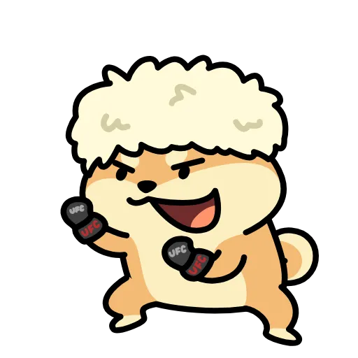 🥊 Стикер «dogwifshapka» для Telegram