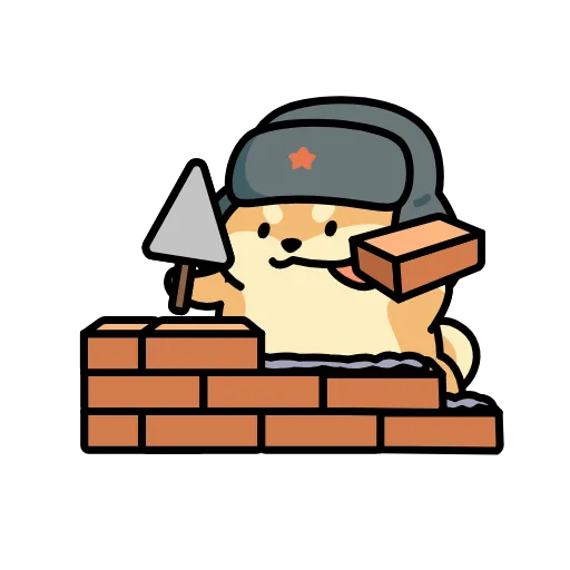 🧱 Стикер «dogwifshapka» для Telegram