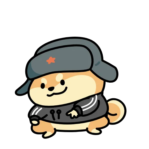 🤝 Стикер «dogwifshapka» для Telegram