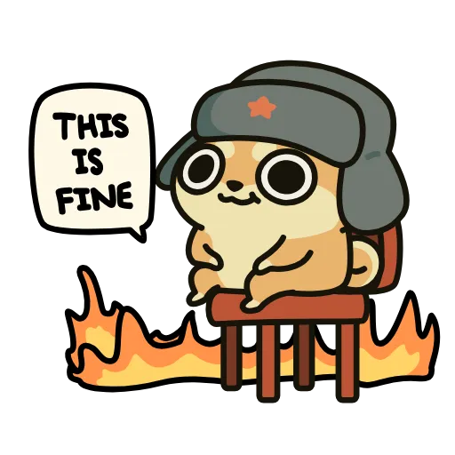 🔥 Стикер «dogwifshapka» для Telegram