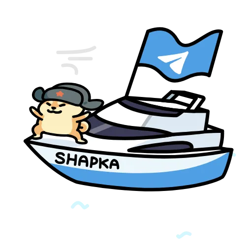⛵️ Стикер «dogwifshapka» для Telegram