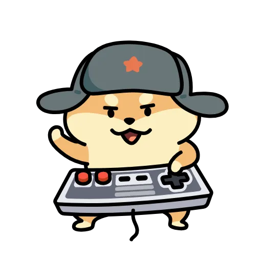 🕹 Стикер «dogwifshapka» для Telegram