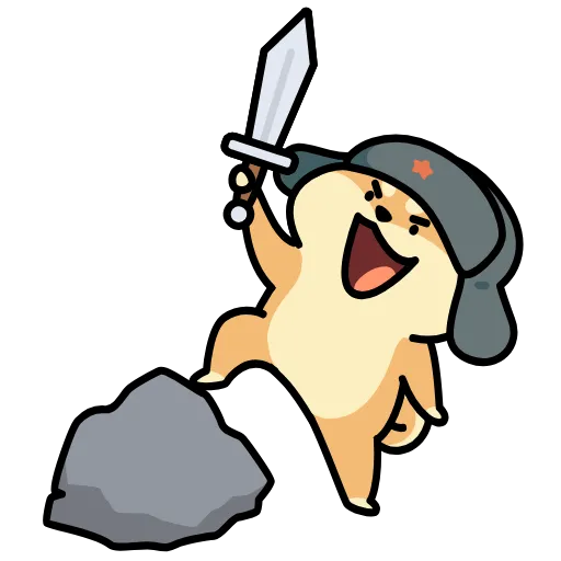 ⚔️ Стикер «dogwifshapka» для Telegram