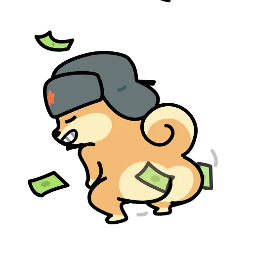 💵 Стикер «dogwifshapka» для Telegram