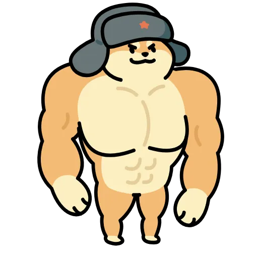 💪 Стикер «dogwifshapka» для Telegram