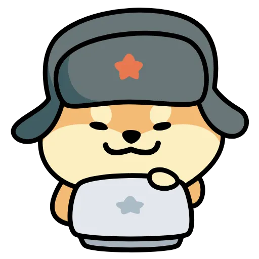 💻 Стикер «dogwifshapka» для Telegram