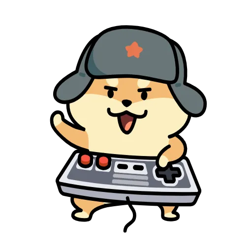 🕹 Эмодзи «Dog Wif Shapka» для Telegram