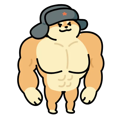 💪 Эмодзи «Dog Wif Shapka» для Telegram