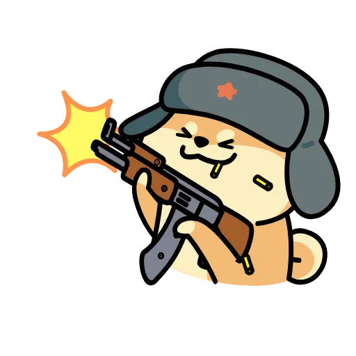 🔫 Эмодзи «Dog Wif Shapka» для Telegram