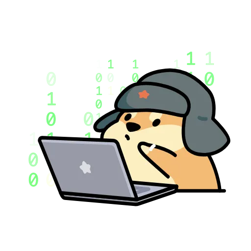 💻 Эмодзи «Dog Wif Shapka» для Telegram