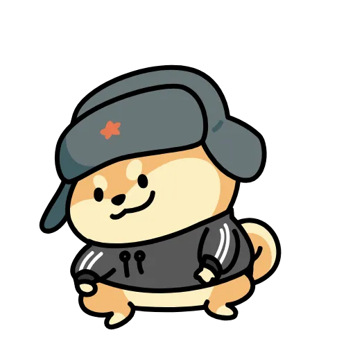 ☮️ Эмодзи «Dog Wif Shapka» для Telegram