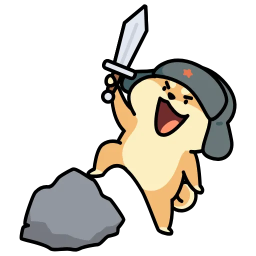 ⚔️ Эмодзи «Dog Wif Shapka» для Telegram