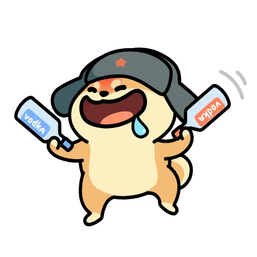 🥴 Эмодзи «Dog Wif Shapka» для Telegram