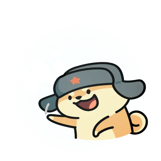 👋 Эмодзи «Dog Wif Shapka» для Telegram