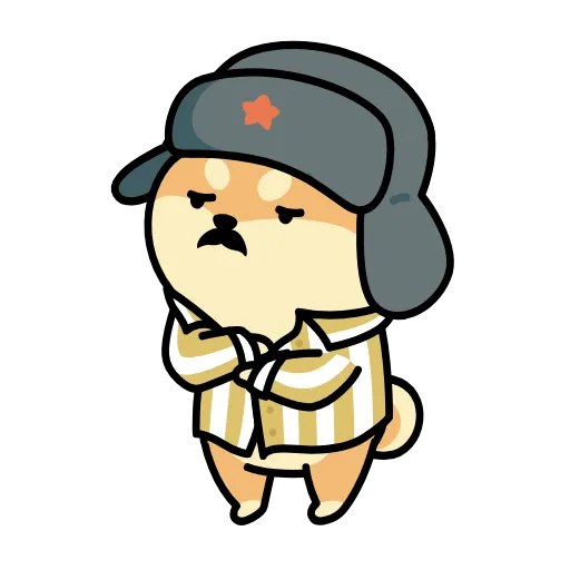 ❄️ Эмодзи «Dog Wif Shapka» для Telegram