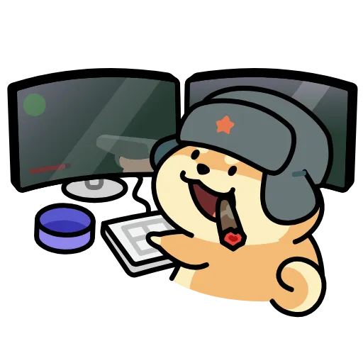 ⌨️ Эмодзи «Dog Wif Shapka» для Telegram
