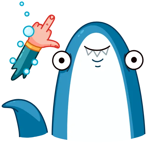 🖕 Стикер «Акулина» для Telegram