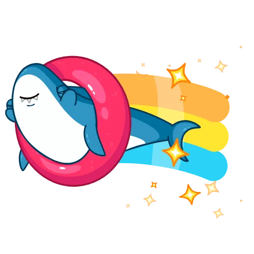 🌈 Стикер «Акулина» для Telegram