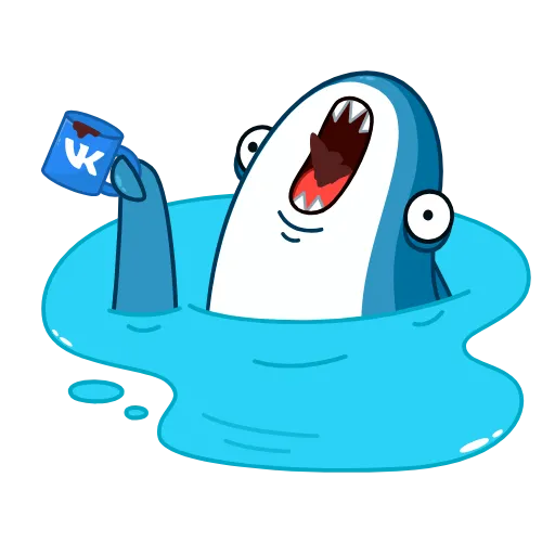 ☕️ Стикер «Акулина» для Telegram