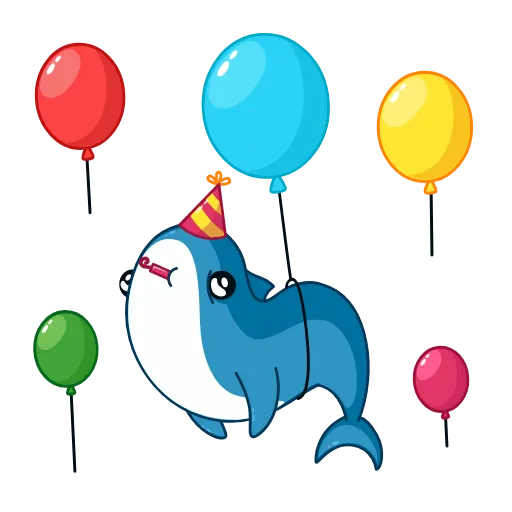 🥳 Стикер «Акулина» для Telegram
