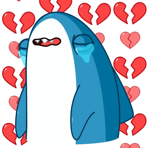 💔 Стикер «Акулина» для Telegram