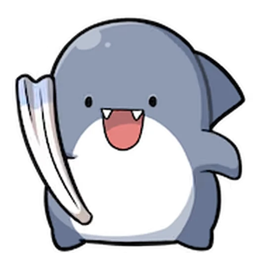 😌 Стикер «Акулка Caro» для Telegram