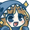⭐ Эмодзи «SHARK GIRL» для Telegram