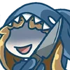 ⭐ Эмодзи «SHARK GIRL» для Telegram