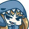 ⭐ Эмодзи «SHARK GIRL» для Telegram