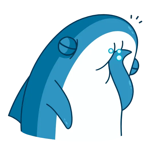 🤦‍♂️ Стикер «Акула» для Telegram