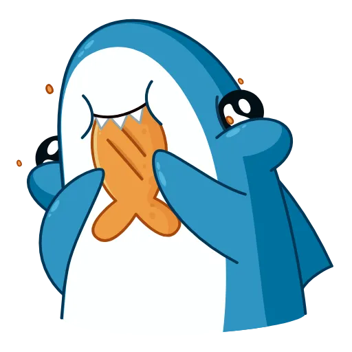 🍪 Стикер «Акула» для Telegram