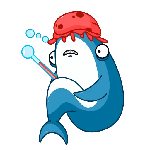 🤒 Стикер «Акула» для Telegram