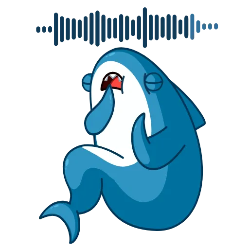 🥱 Стикер «Акула» для Telegram