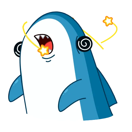 😵‍💫 Стикер «Акула» для Telegram