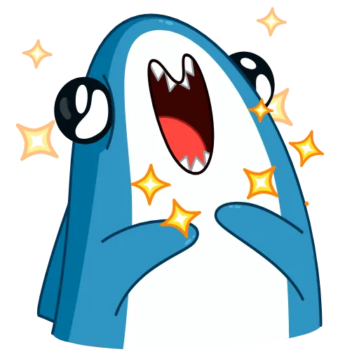 🤩 Стикер «Акула» для Telegram