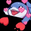🥰 Эмодзи «small sharky» для Telegram