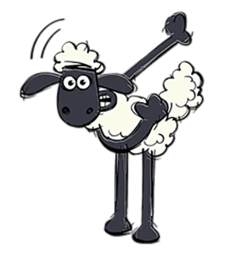😌 Стикер «Shaun the Sheep» для Telegram