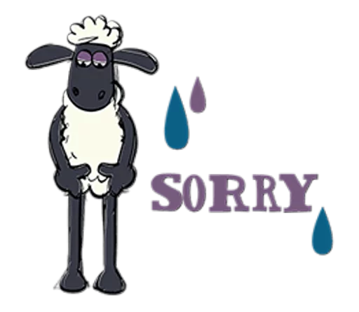😥 Стикер «Shaun the Sheep» для Telegram