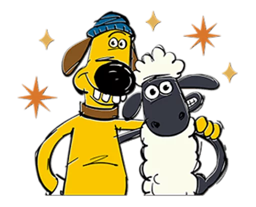 😀 Стикер «Shaun the Sheep» для Telegram