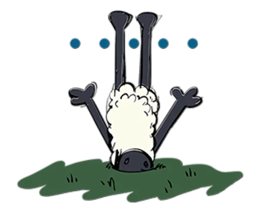 🤕 Стикер «Shaun the Sheep» для Telegram