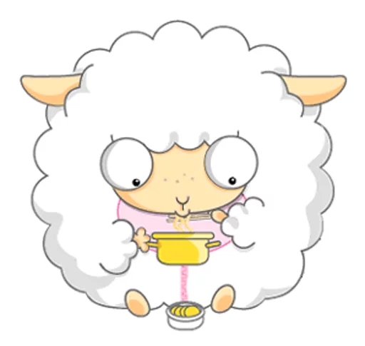 🍜 Стикер «Sheep_PaK» для Telegram