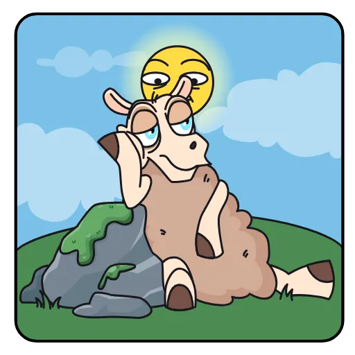 ⭐ Стикер «Бе-бе-безумие» для Telegram