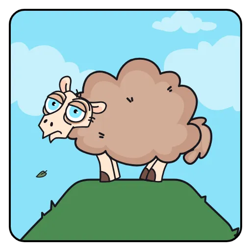 ⭐ Стикер «Бе-бе-безумие» для Telegram