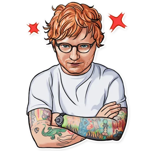 😡 Стикер «Sheeran Club» для Telegram