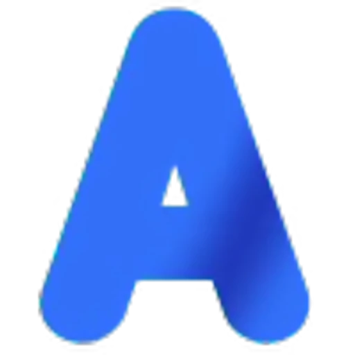 Эмодзи Синий шрифт для Telegram — скачать