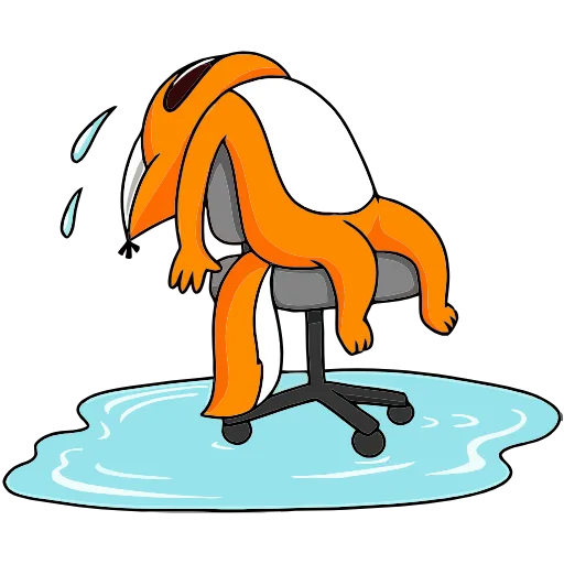 😭 Эмодзи «Ши в офисе» для Telegram